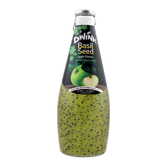 Dwink Basil Seed Drink Apple Flavor, 290ml