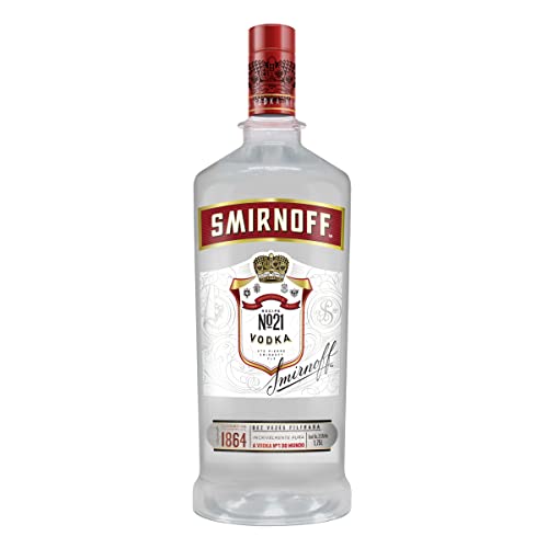 Smirnoff No. 21 Red Label Vodka, 1.75 L, 80 Proof