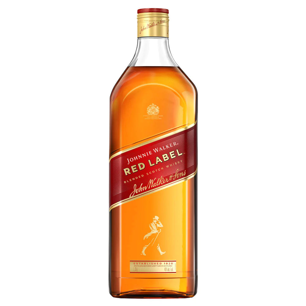 JOHNNIE WALKER RED LABEL BLENDED SCOTCH WHISKY 1.75L